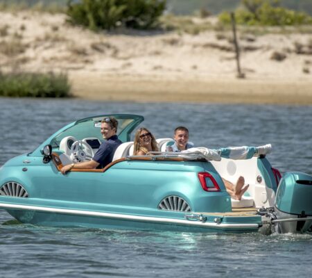 16′ 2024 FIAT 500 WATER TAXI/TUBING CAR BOAT